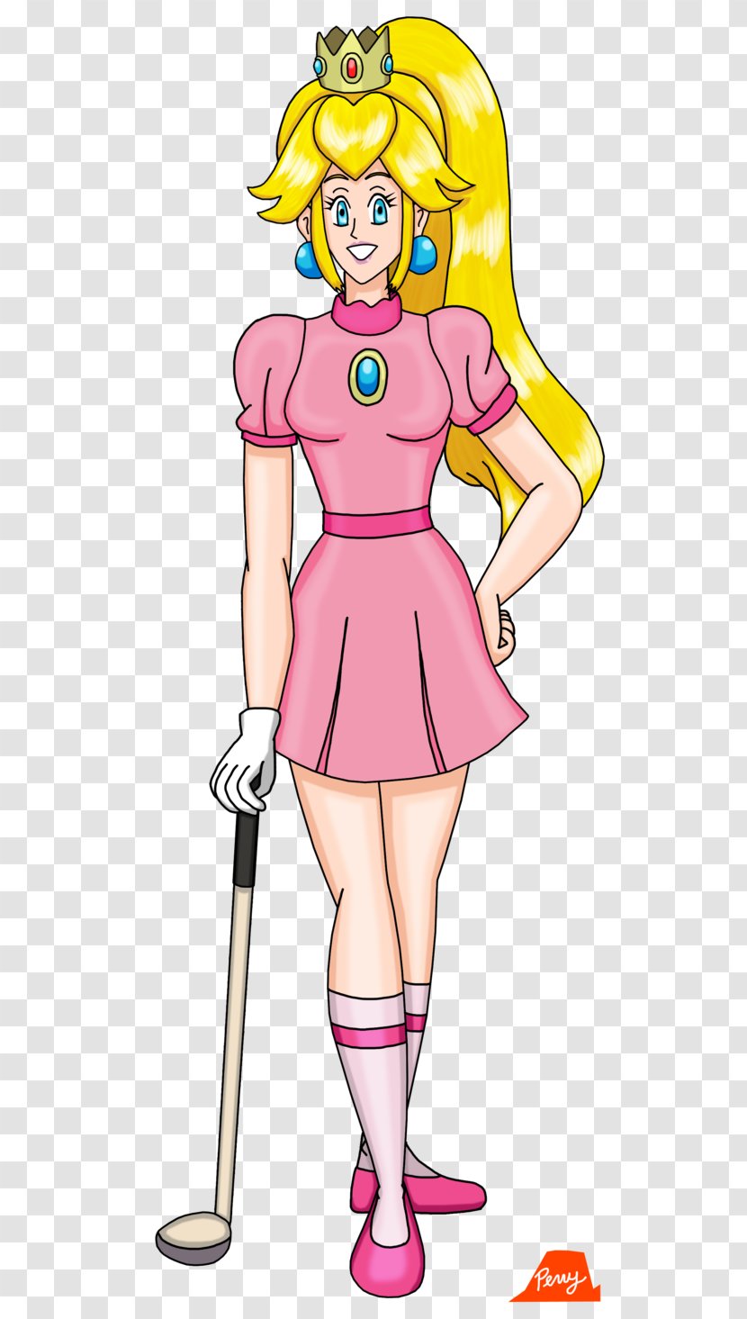 Mario Golf: World Tour Advance Princess Peach Game Boy - Flower - Golf Transparent PNG