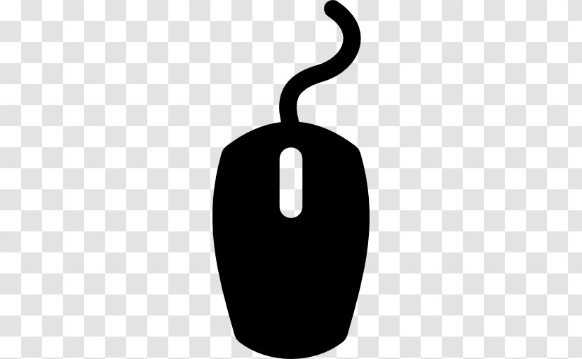 Computer Mouse Point And Click Button - Black White Transparent PNG