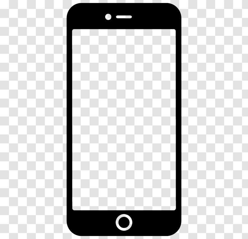 IPhone - Black - Iphone Transparent PNG