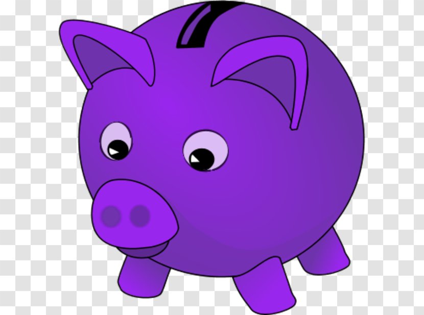 Piggy Bank Saving Money Clip Art - Fictional Character Transparent PNG