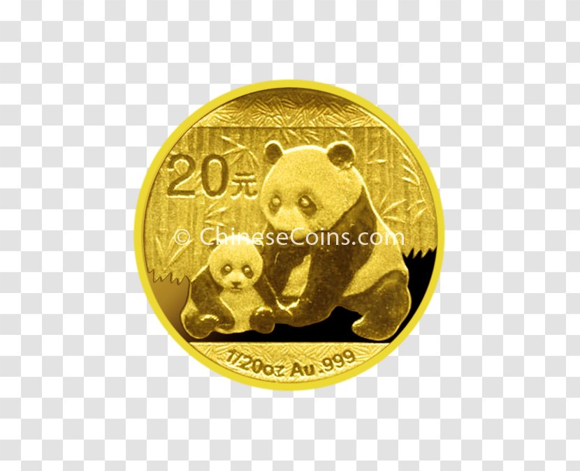 Proof Coinage Chinese Gold Panda Silver - China - Coin Transparent PNG