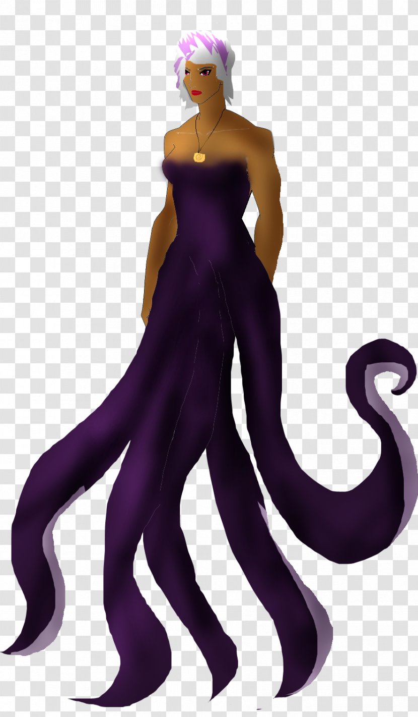 Figurine Character - Violet - Ariel Ursula Transparent PNG