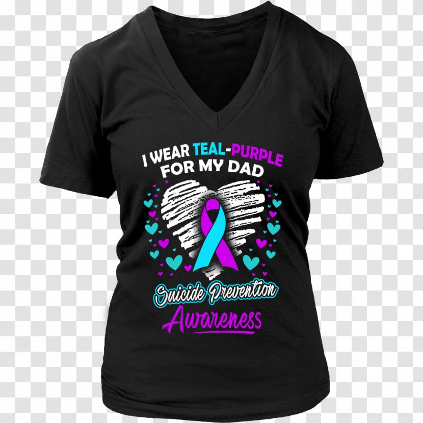 T-shirt Suicide Prevention Sleeve Niece And Nephew - Tree Transparent PNG