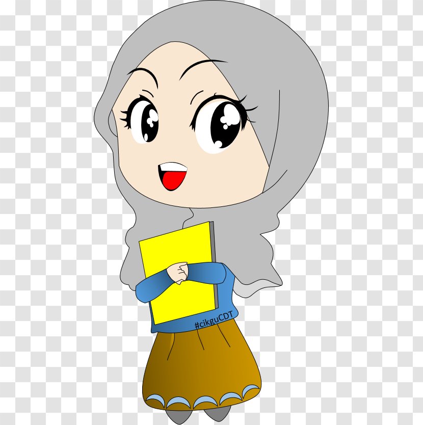 Islam Muslim Child Hijab - Frame - Islamic Clip Art Transparent PNG