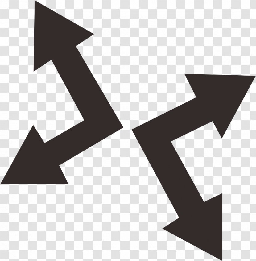 Right Angle Arrow T-shirt - Triangle Transparent PNG