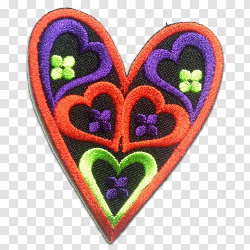 Blue Fuchsia Embroidered Patch Green - Yellow - Violet Transparent PNG
