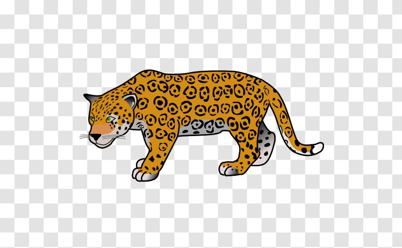 Jaguar Tiger Cartoon Leopard - Puma Transparent PNG