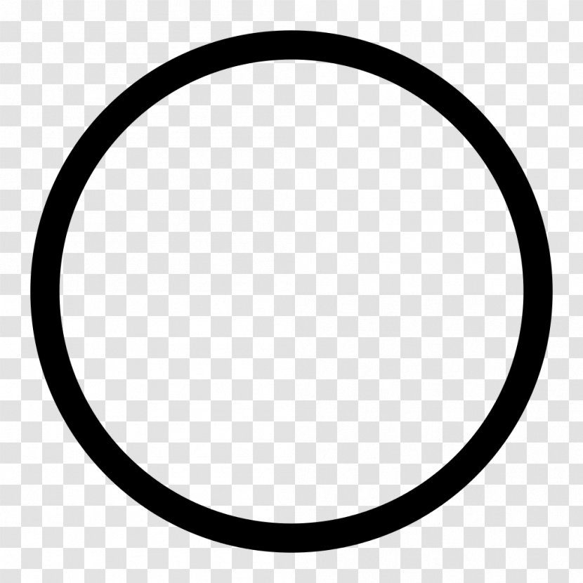 Black Circle And White Clip Art - Geometry Transparent PNG