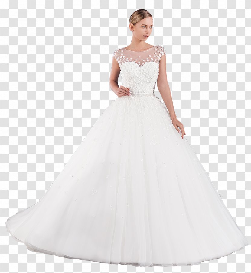 Wedding Dress Bride Lace A-line - Heart Transparent PNG