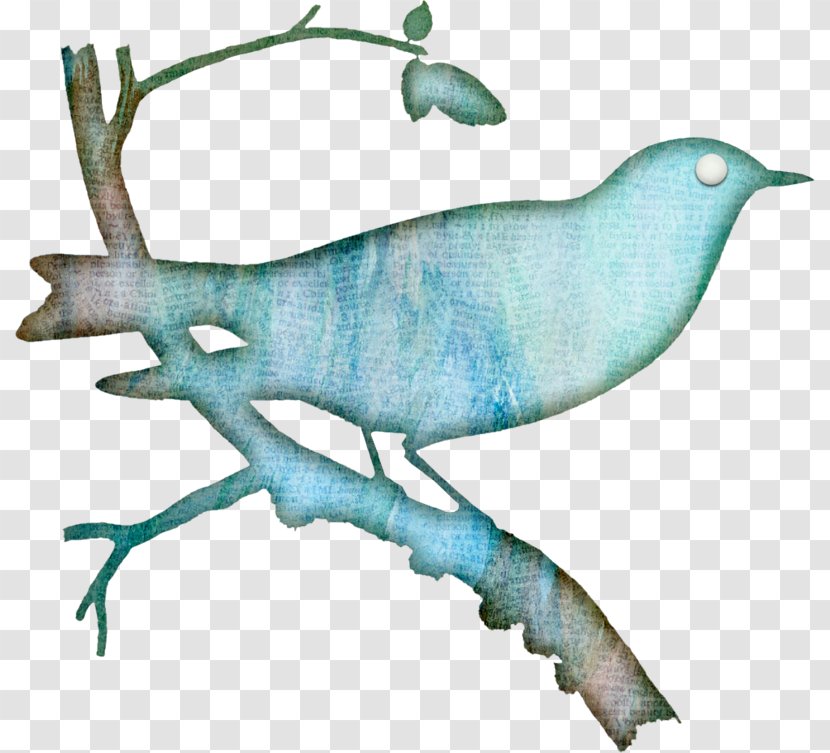 Mountain Bluebird Beak Illustration - Wing - Watercolor Style Bird Upright Branches Transparent PNG