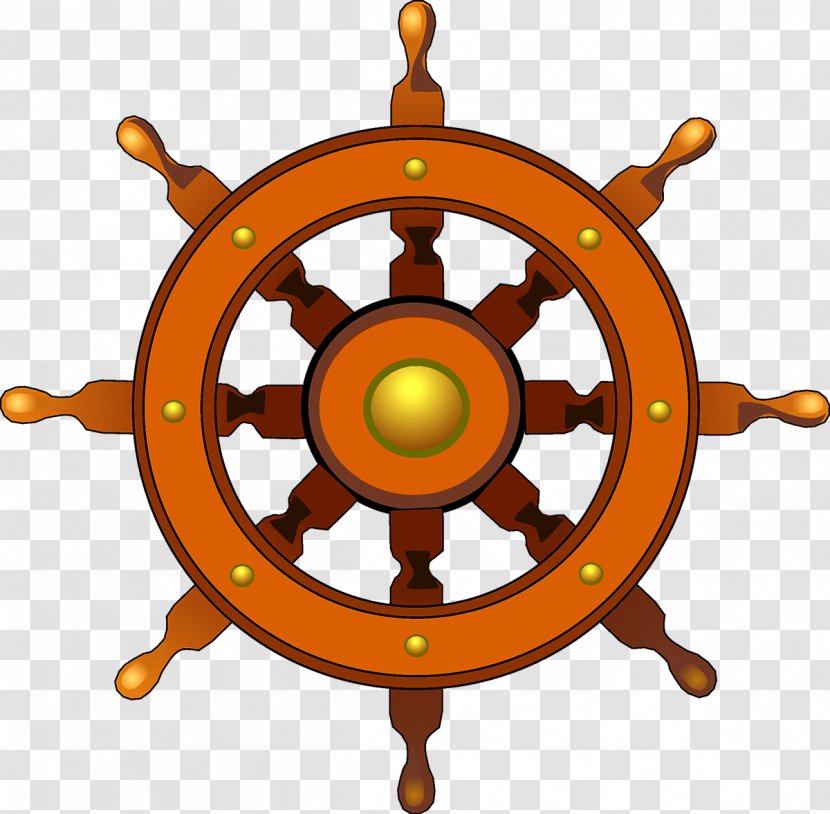 Piracy Icon - Steering Wheel - Rudder Transparent PNG
