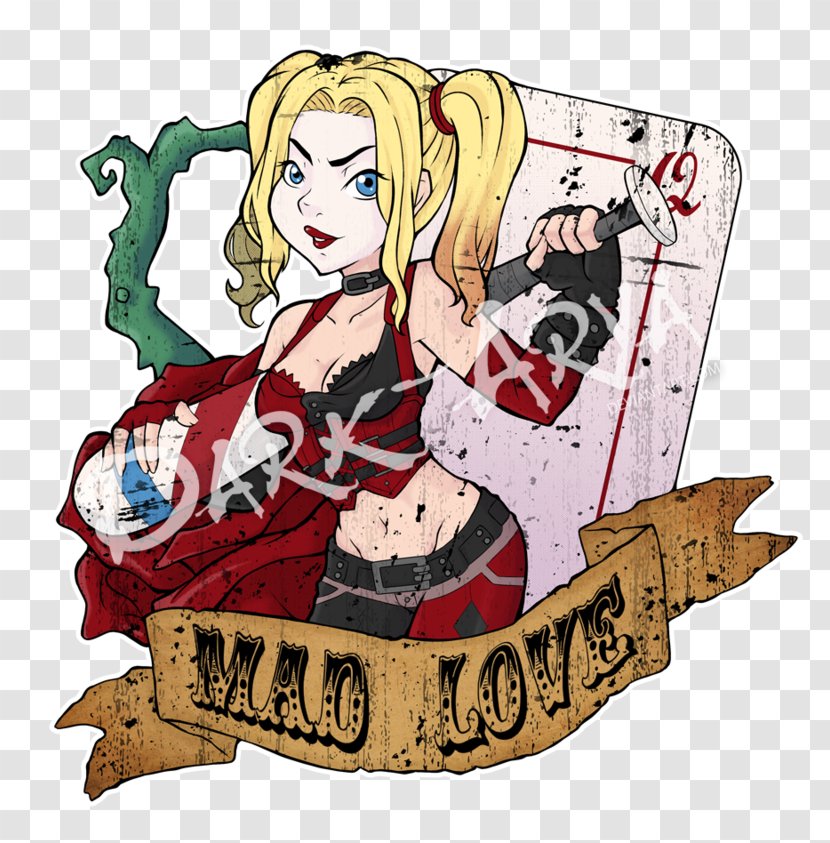 Harley Quinn Joker The Batman Adventures: Mad Love - Cartoon Transparent PNG
