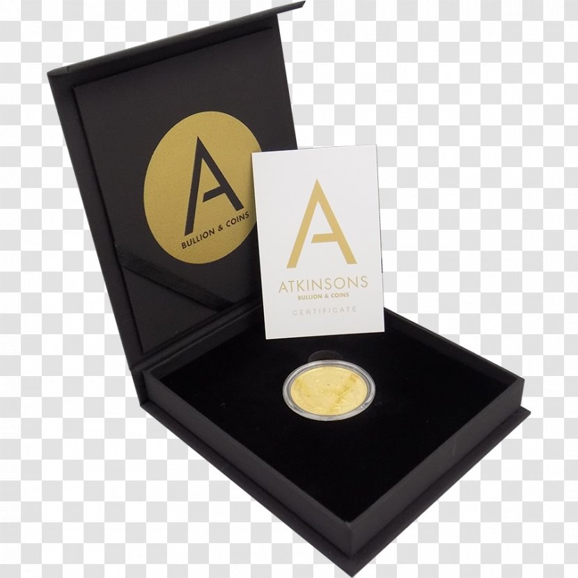 Half Sovereign Bullion Coin Gold - Britannia - Box Transparent PNG