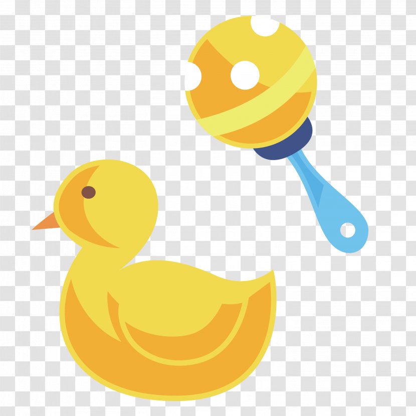 Yellow Infant Clip Art - Clothing - Bath Duck Transparent PNG