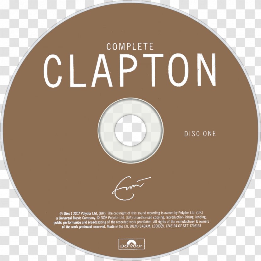 Compact Disc Eric Clapton - Dvd - Design Transparent PNG