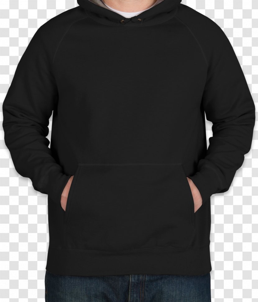Printed T-shirt Hoodie Sweater - Black Transparent PNG