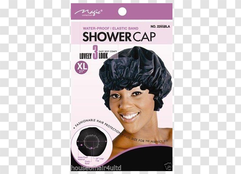 Shower Caps Bonnet Hair Do-rag - Wig Transparent PNG