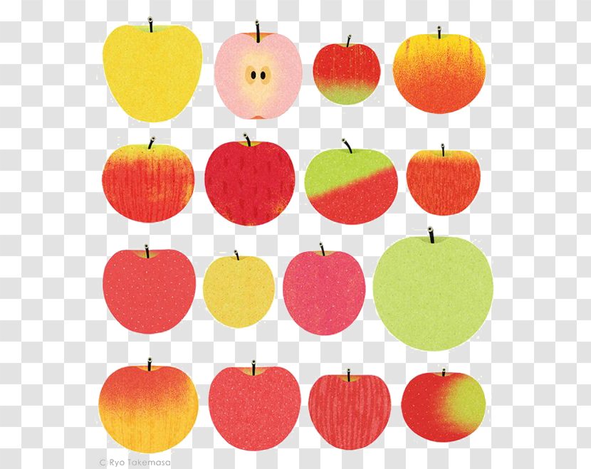 Uff32uff39uff2f Illustrator Illustration - Picture Book - Cartoon Apple Flat Transparent PNG