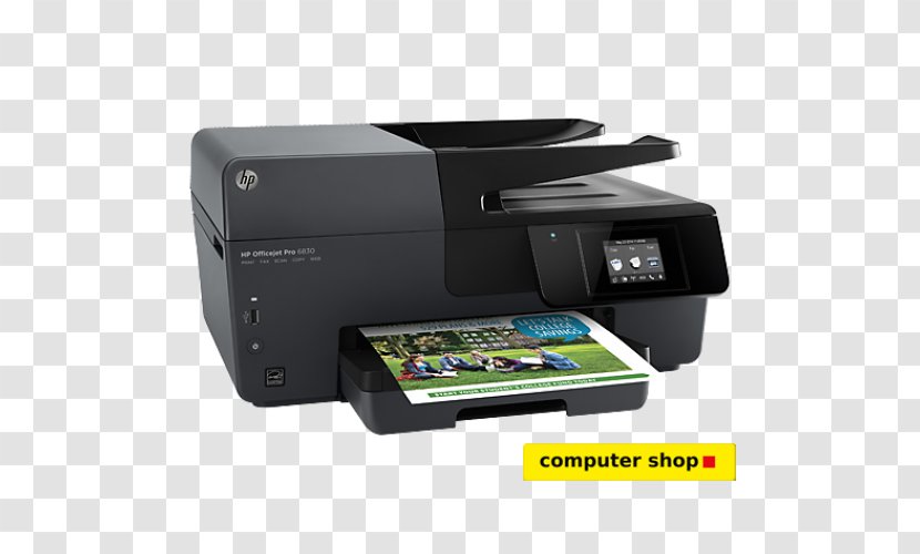Hewlett-Packard HP Officejet Pro 6830 Multi-function Printer Inkjet Printing - Multifunction - Hewlett-packard Transparent PNG