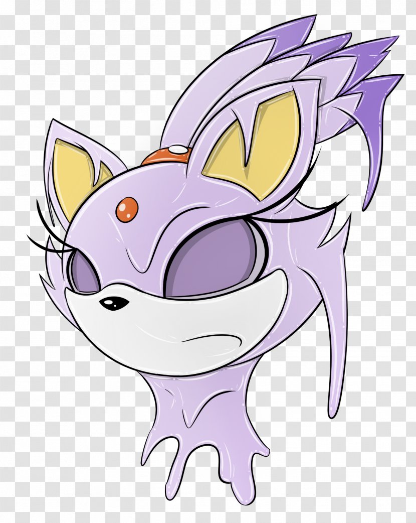 Blaze The Cat Art Whiskers Clip Transparent PNG