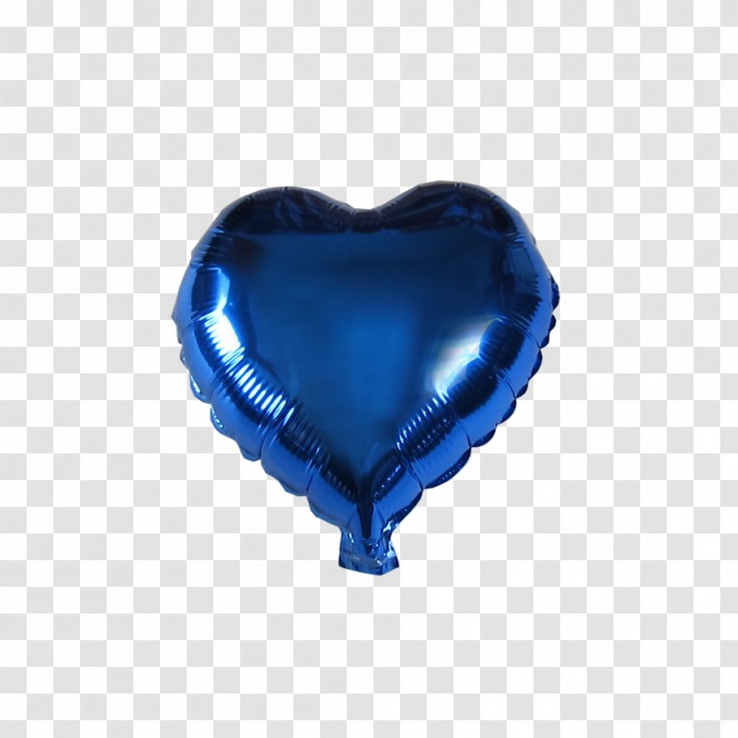 Mylar Heart Balloons Unique Foil Balloon Blue - Red Material Transparent PNG
