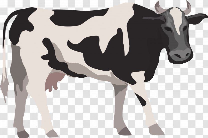 Cattle Livestock Farm Illustration - Product Design - Cow Vector Transparent PNG