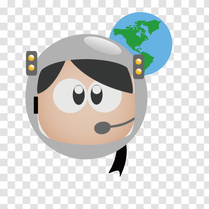 Job Profession Clip Art - House Painter And Decorator - Vector Simple Hand-painted Astronaut Avatar Transparent PNG