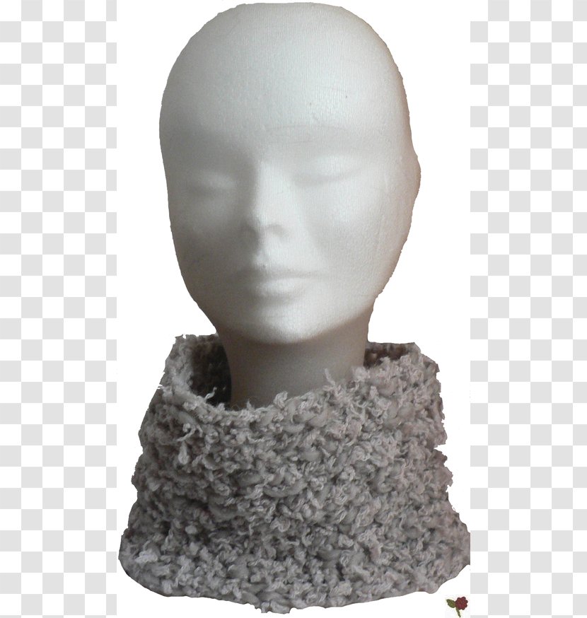 Neck Sculpture Scarf - Filet Crochet Transparent PNG