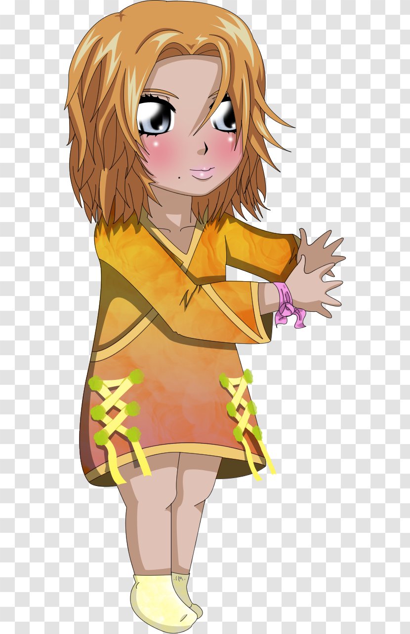 Brown Hair Blond Clip Art - Cartoon Transparent PNG