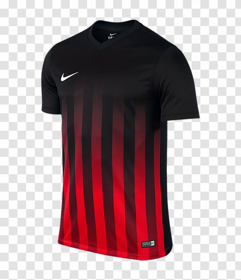 T-shirt Nike Pelipaita Sleeve Warp Knitting - Red - Forma Transparent PNG