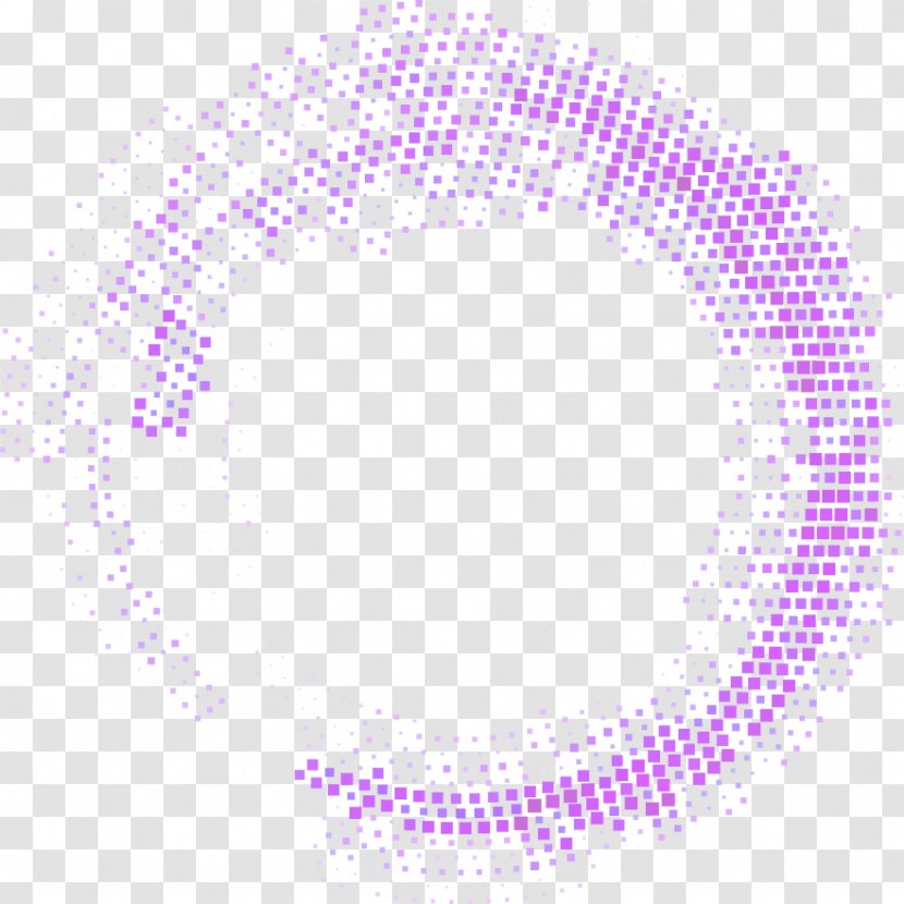 Purple Area Pattern - Fresh Spotted Circle Effect Element Transparent PNG