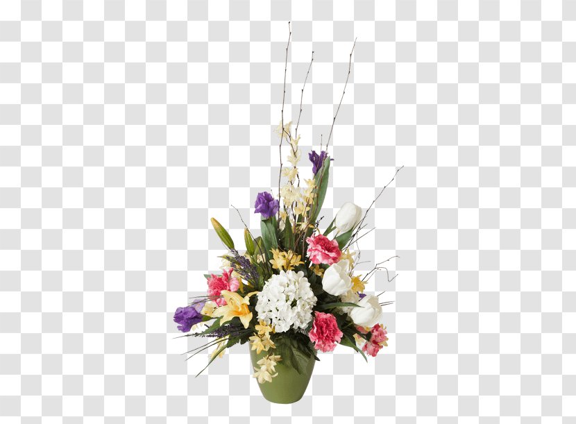 Floral Design Flower Bouquet Vase Cut Flowers Garden - Basket - Artificial Greenery Arrangements Transparent PNG