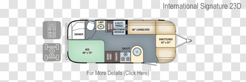 Airstream Caravan Campervans Floor Plan Trailer - Telephony - Bambi Award Transparent PNG