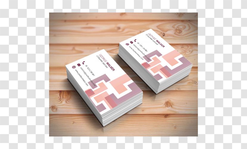 Paper Printing Brochure Business Cards - Double Sided Card Transparent PNG