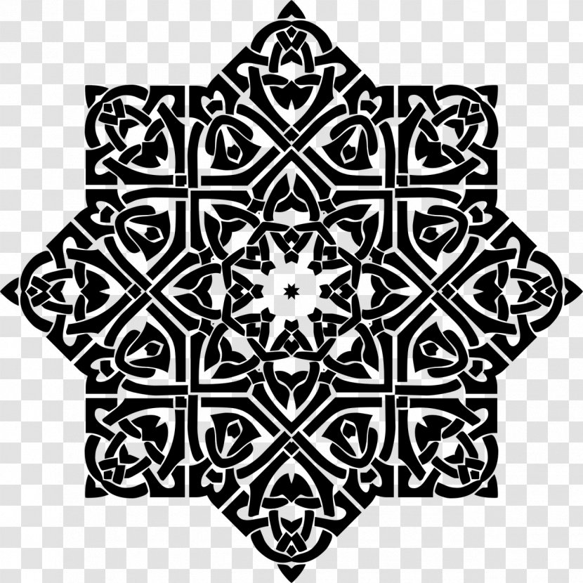 Celtic Pattern - Area - Black And White Transparent PNG