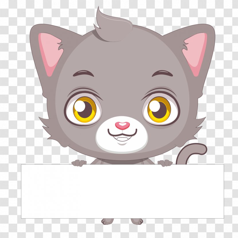 Cat Stock Illustration Photography - Web Banner - Vector Transparent PNG