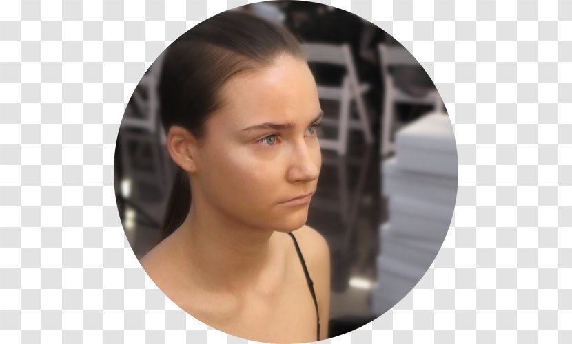 Eyebrow Hair Coloring - Neck - Creative Makeup Beauty Transparent PNG