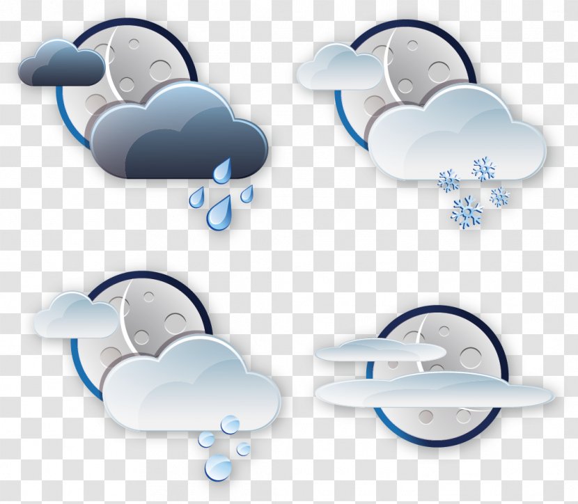 Weather Cloud Icon - Rain - The Transparent PNG