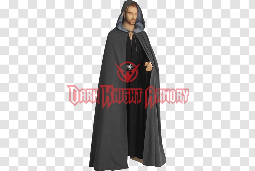 Middle Ages Crusades Cape Knight Surcoat - Costume - Hooded Cloak Transparent PNG