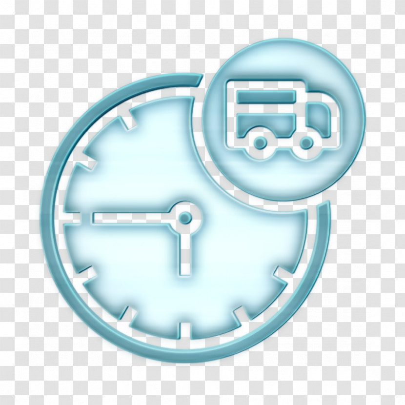 Truck Icon Shopping Icon Time Icon Transparent PNG