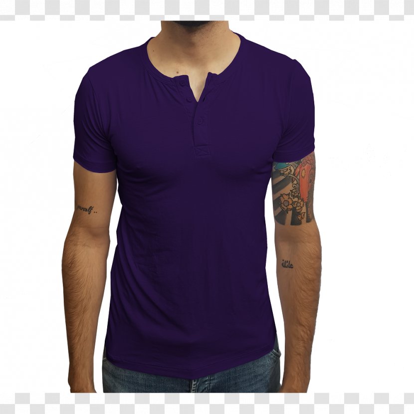 T-shirt Henley Shirt Sleeve Blouse - Warp Knitting Transparent PNG