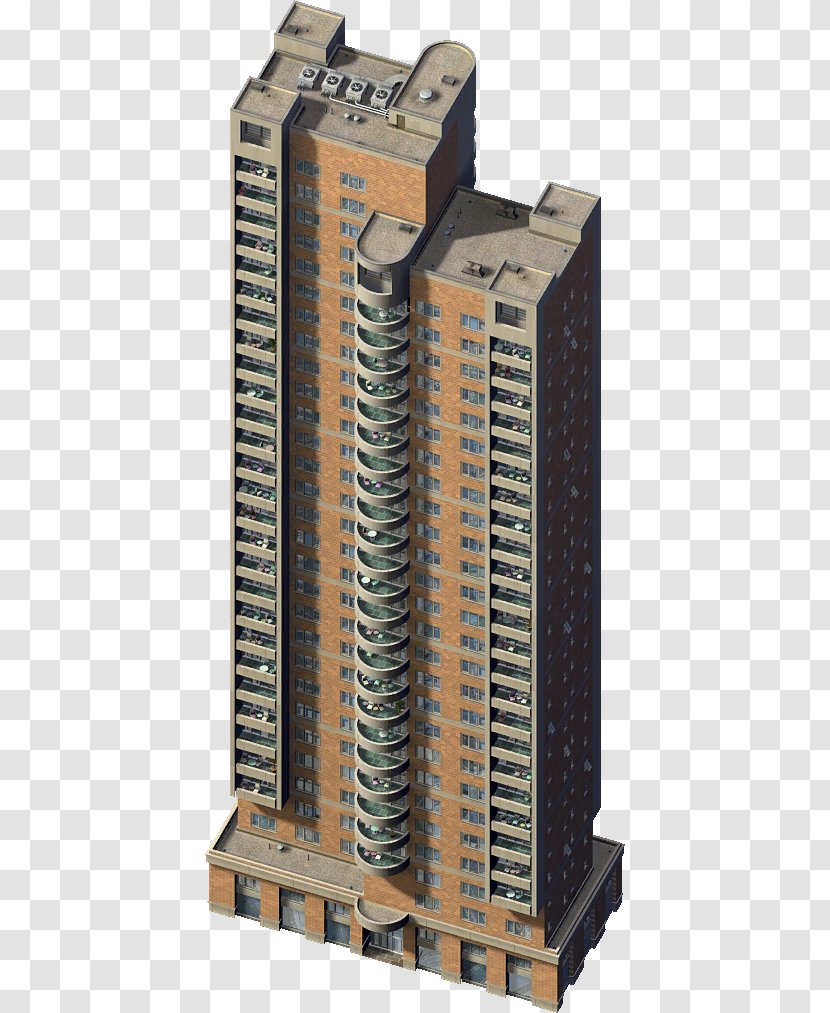 High-rise Building SimCity 4 Apartment - Simcity Buildit Transparent PNG