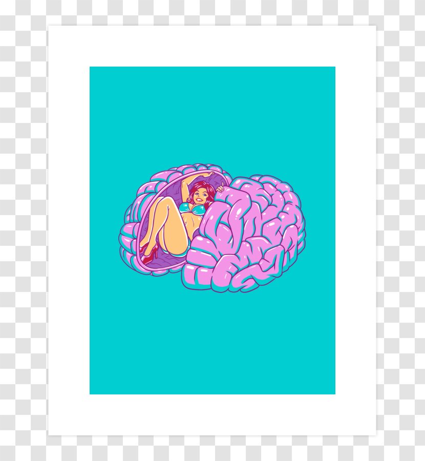 Brain Organism Font - Watercolor Transparent PNG