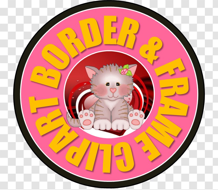 Cat Pink M Cartoon Clip Art Transparent PNG