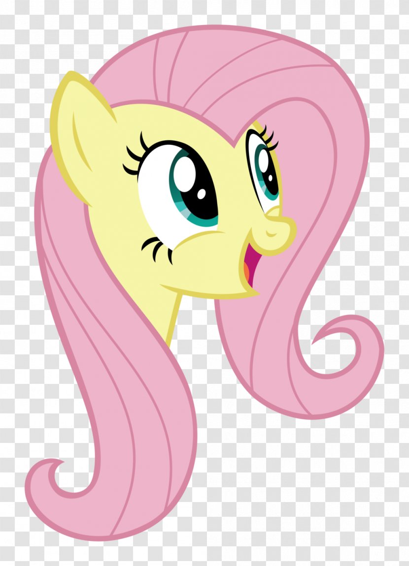 Pony Fluttershy Rainbow Dash Pinkie Pie Rarity - Silhouette - Horse Transparent PNG