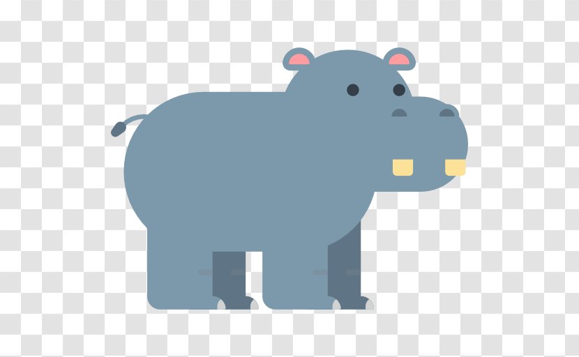 Animal Icon - Bear - Cartoon Hippo Transparent PNG