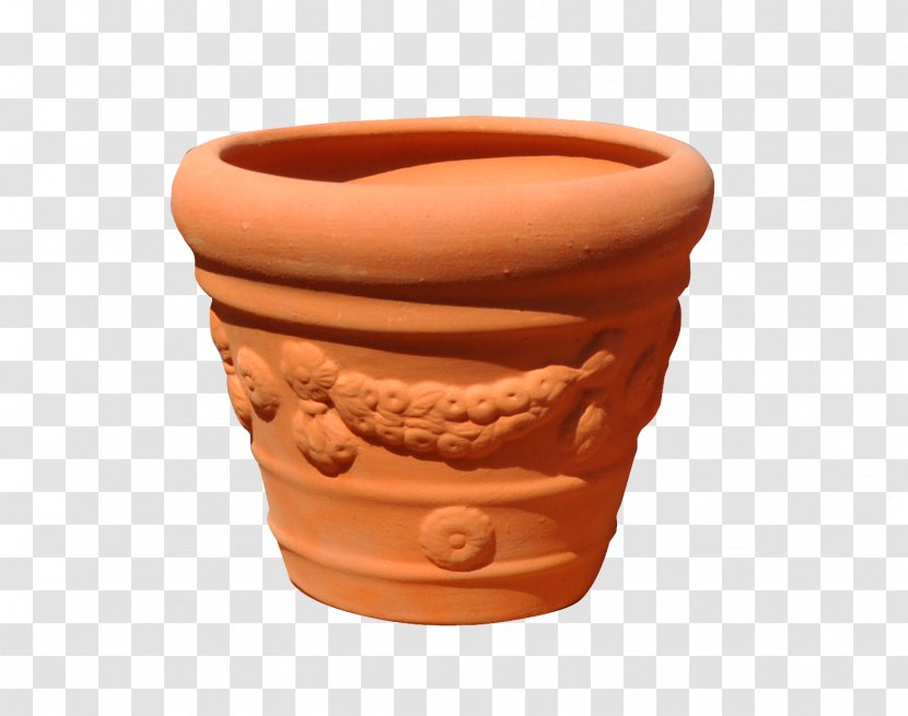 Ceramic Flowerpot Artifact - Design Transparent PNG