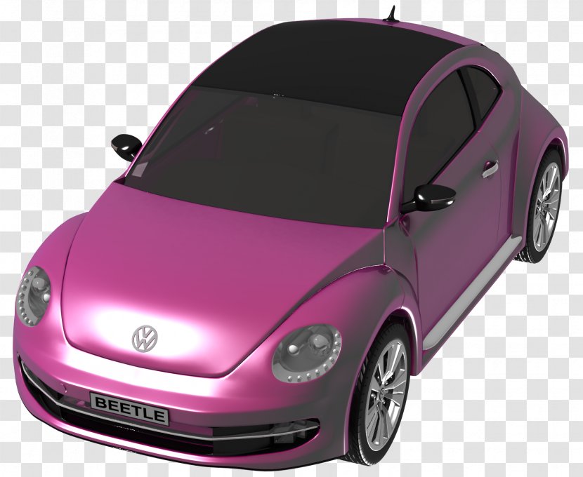 Car Volkswagen Beetle New Type 2 - City Transparent PNG