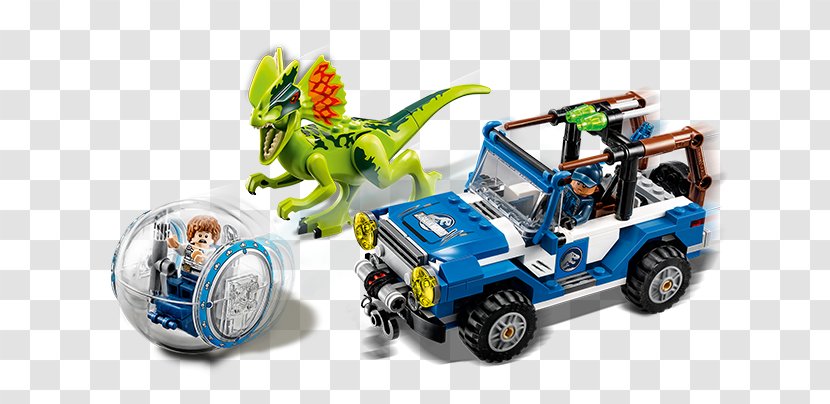 Lego Jurassic World LEGO 75916 Dilophosaurus Ambush Toy - Motor Vehicle Transparent PNG