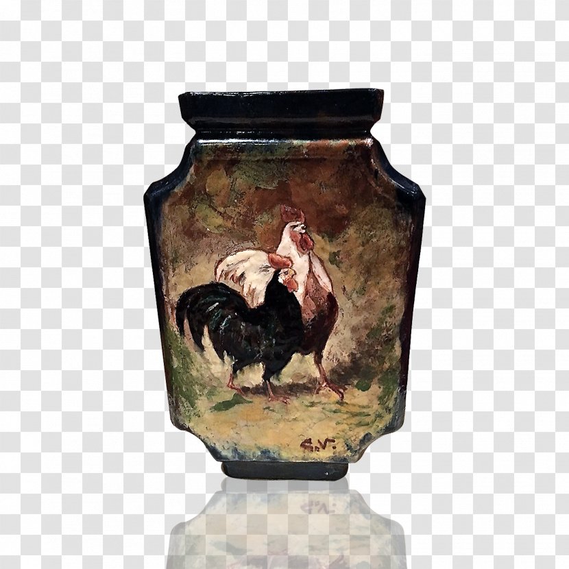 Rooster Vase Ceramic Urn - Livestock Transparent PNG